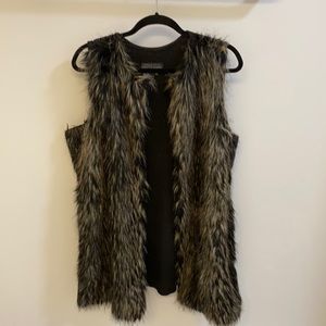 Faux Fur Vest-Size: XL